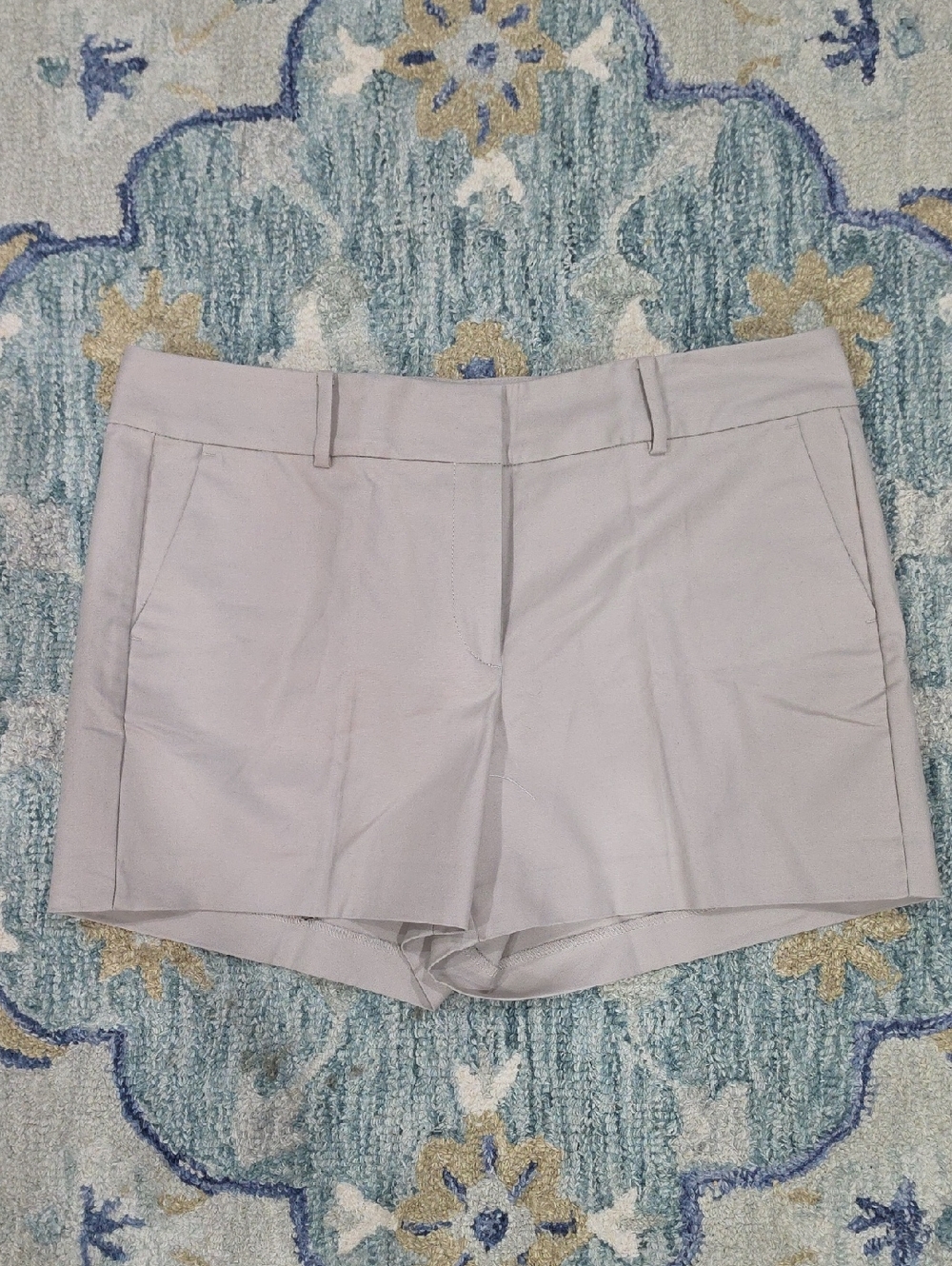 Ann Taylor Beige Tailored Shorts size 12